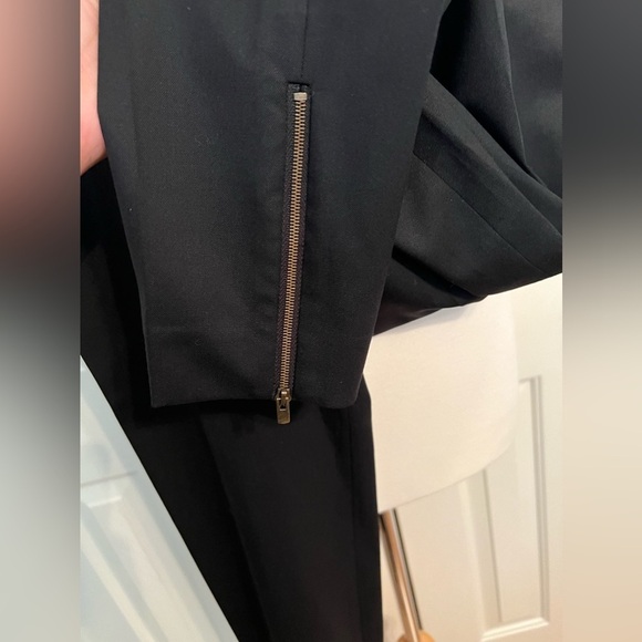 Stella McCartney Vivian Skinny Zip Black Pants Size Italian 40, US 4-6 - Picture 7 of 15